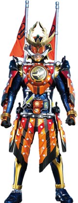 画像: 仮面ライダー鎧武、Kamen Rider Gaim カチドキアームズ/Kachidoki Arms 風 コスプレ衣装 